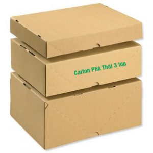 thùng carton phú thái 3 lớp